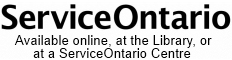 Service Ontario Logo